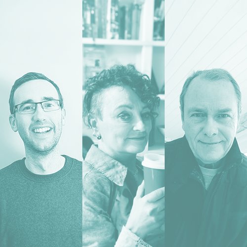 Dr Andy Hamilton, Susan Morgan, Dr Ken Harland